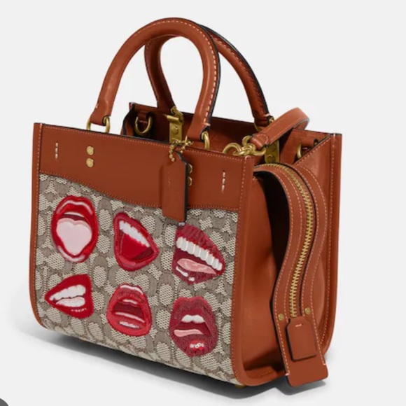 Coach Handbags - Coach X Tom Wesselmann Rogue 25 in Signature Textile Jacquard Bag 🌼🌺🌸